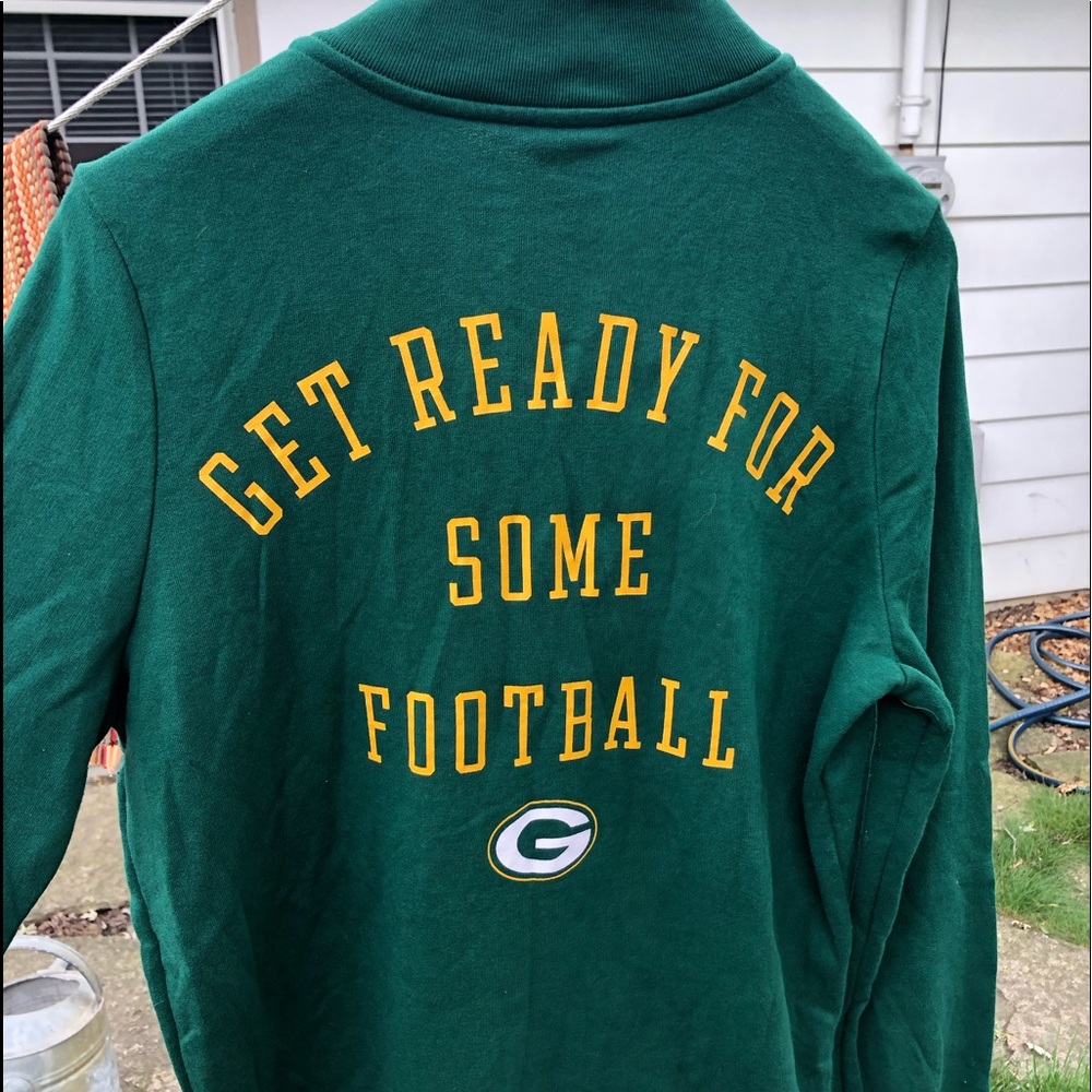 Women’s VS Pink Green Bay Packers Quarter Zip